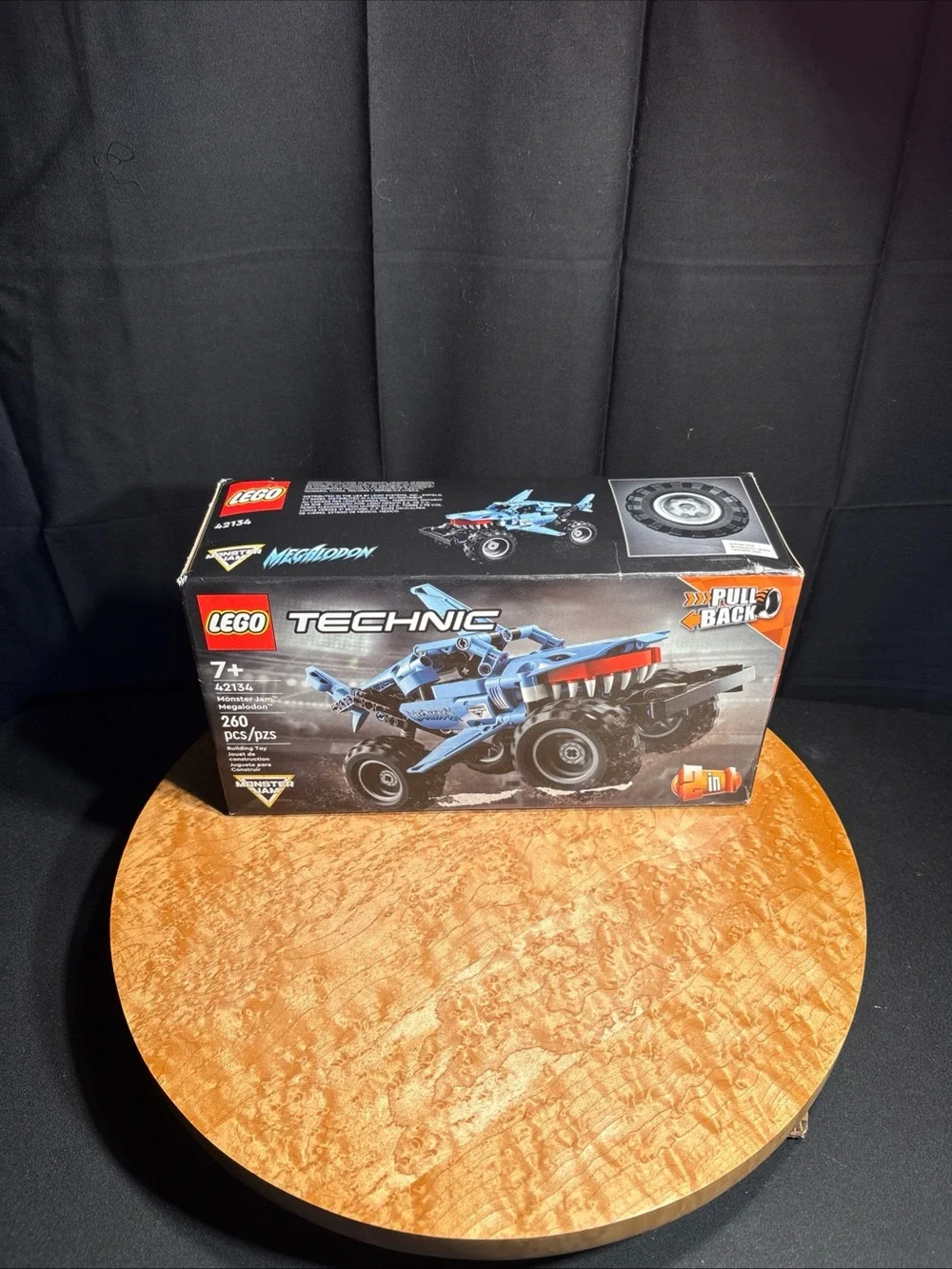 LEGO Technic Monster Jam Megalodon 42134 Set of 2 (1 Sealed, 1 Damaged Box)